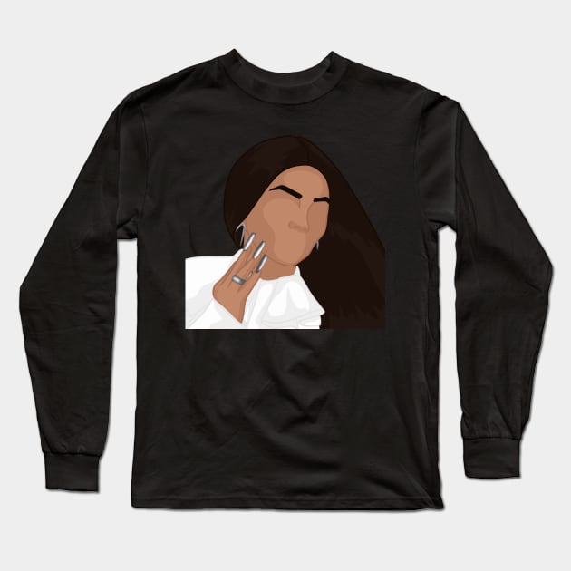 Hayley Kiyoko Long Sleeve T-Shirt by icantdrawfaces